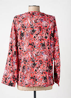 Blouse imprimé fantaisie manches longues rouge LA FIANCÉE femme