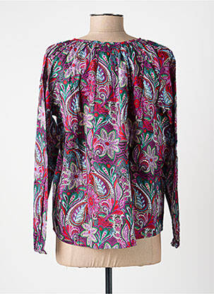 Blouse imprimé fantaisie manches longues rouge LA FIANCÉE femme