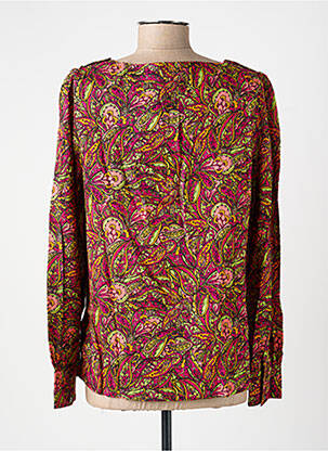 Blouse imprimé fantaisie manches longues rouge LA FIANCÉE femme