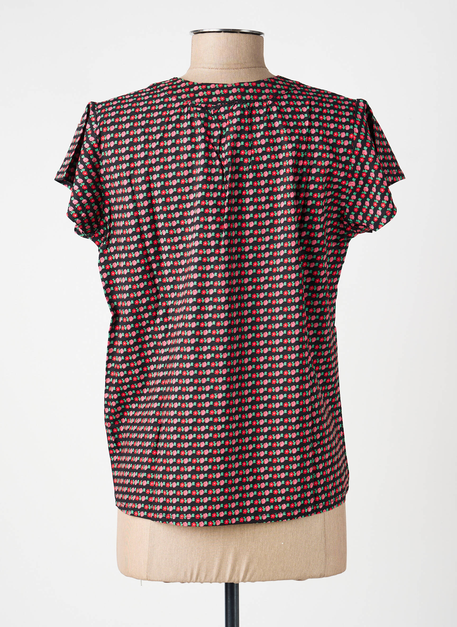 Top manches courtes manches courtes rose PRINCESSE NOMADE femme