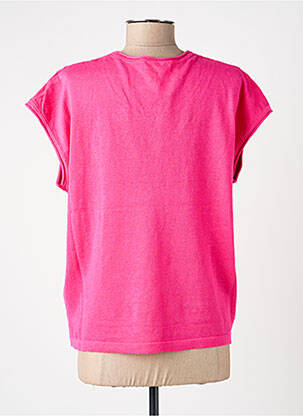 Top manches courtes manches courtes rose LA FIANCÉE femme