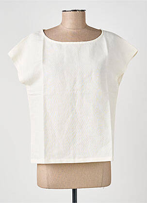 Top manches courtes manches courtes beige LA FIANCÉE femme