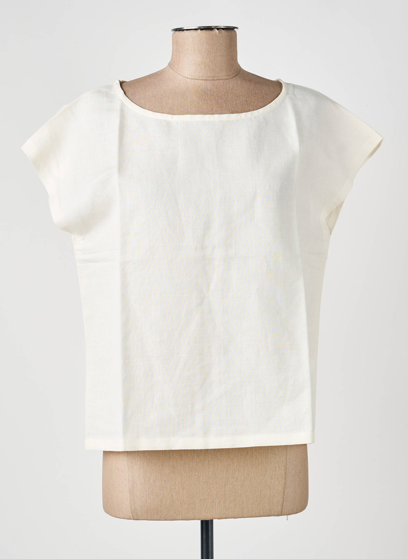 Top manches courtes manches courtes beige LA FIANCÉE femme