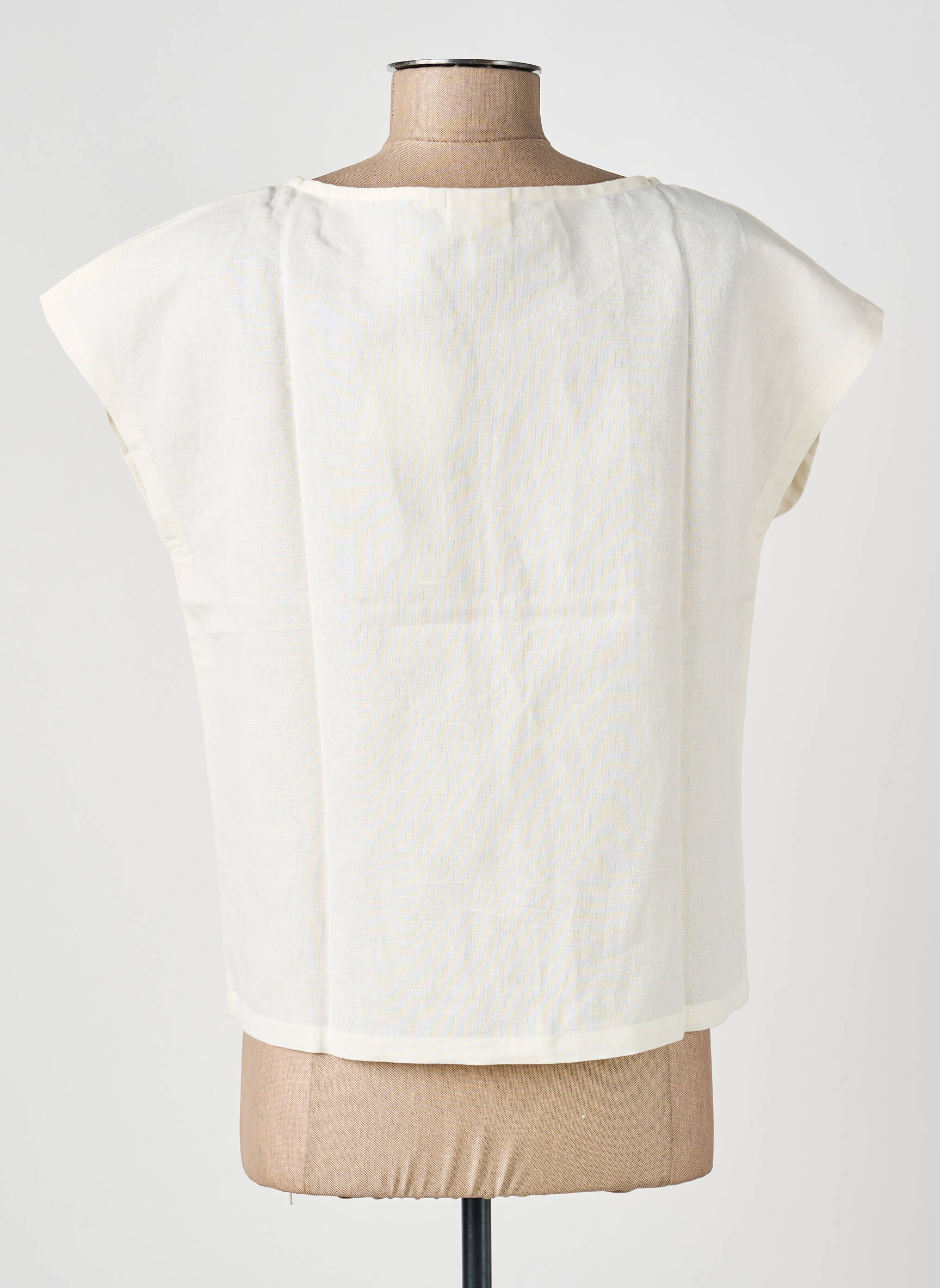 Top manches courtes manches courtes beige LA FIANCÉE femme
