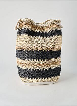 Sac doublure textile forme bourse noir LA FIANCÉE femme