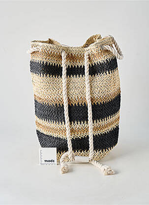 Sac doublure textile forme bourse noir LA FIANCÉE femme