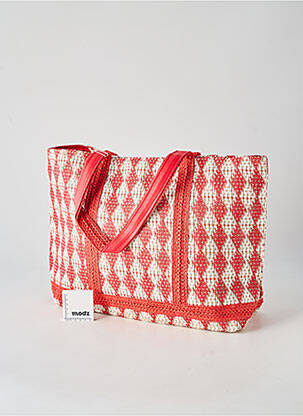Sac fermeture zippée forme rectangulaire rouge LA FIANCÉE femme