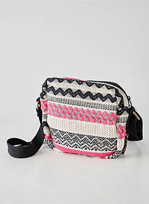 Sac multipoches forme carré rose LA FIANCÉE femme