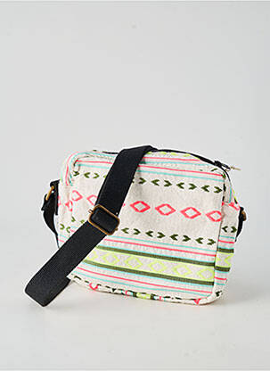 Sac multipoches forme carré beige LA FIANCÉE femme