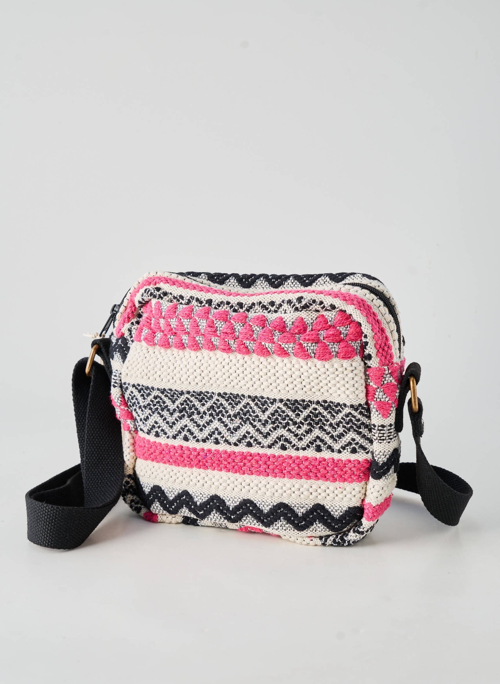 Sac multipoches forme carré rose LA FIANCÉE femme
