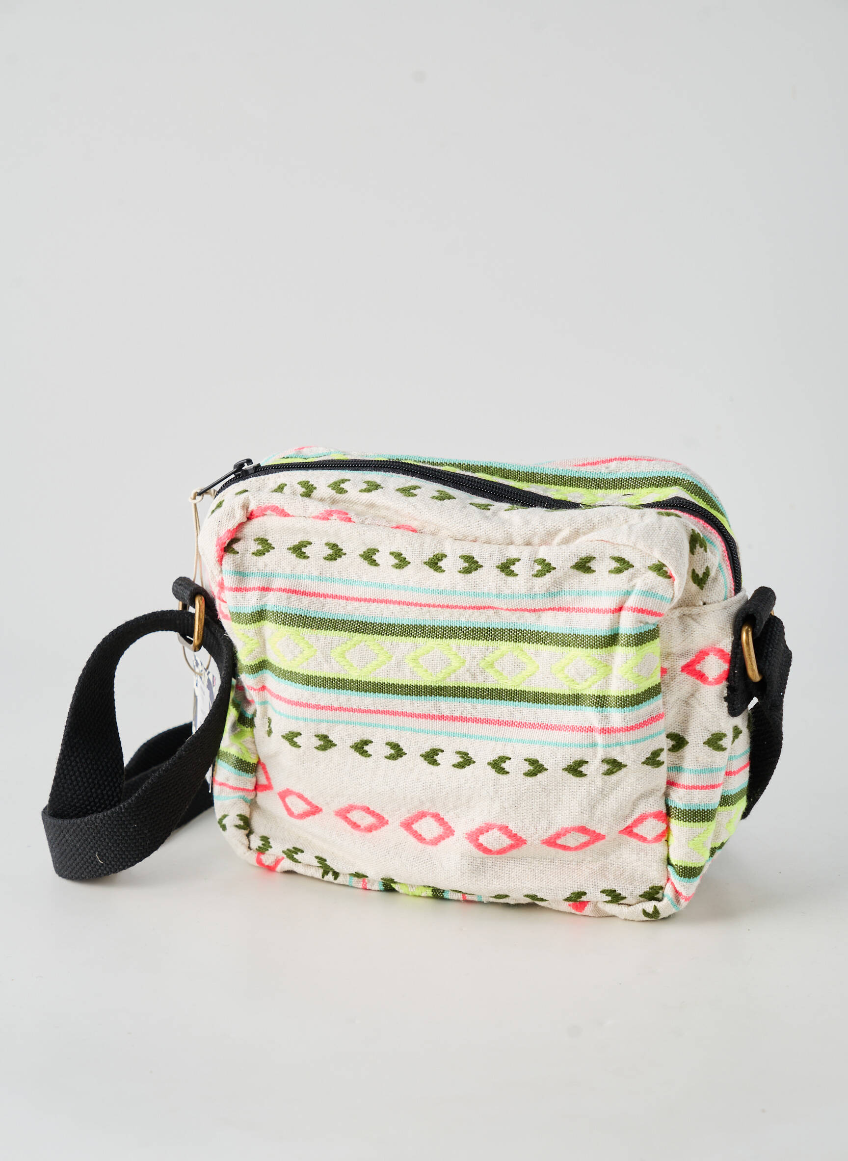 Sac multipoches forme carré beige LA FIANCÉE femme