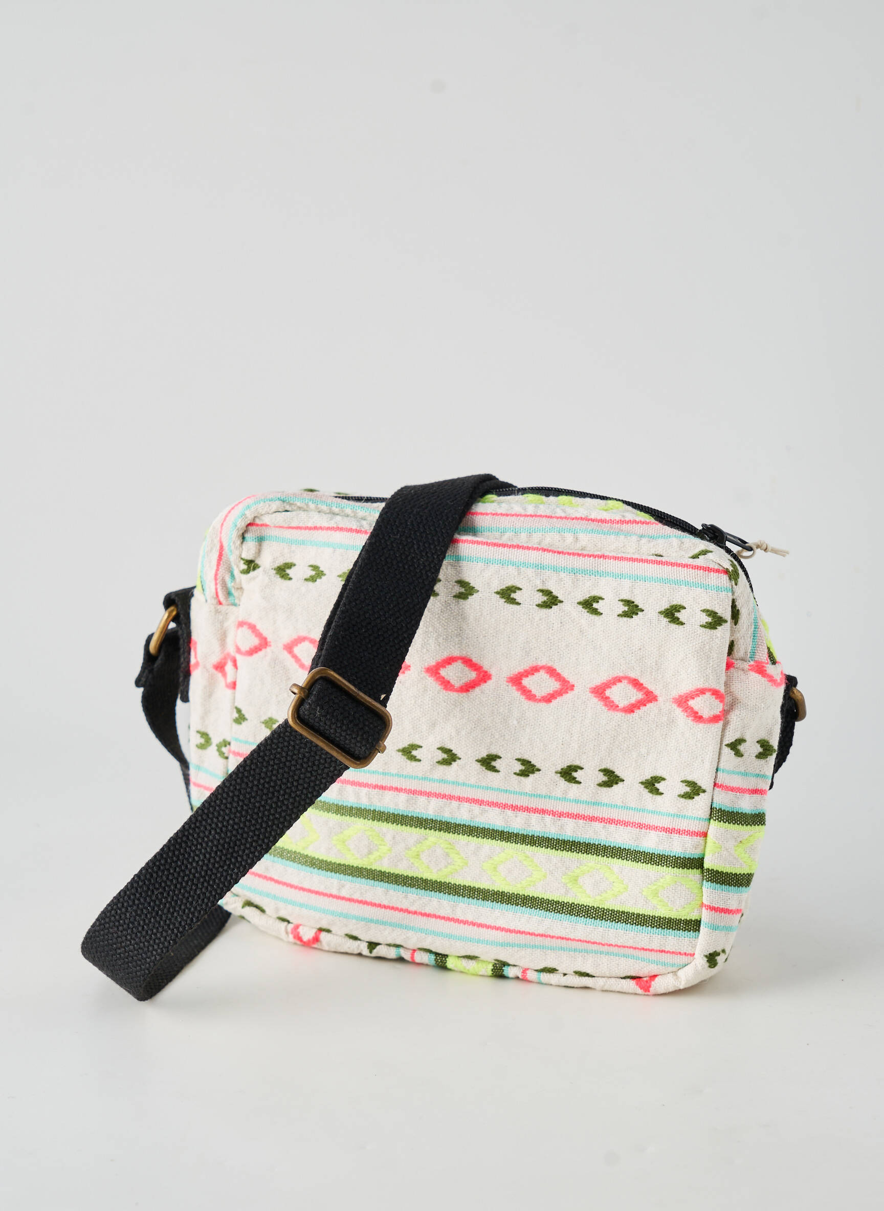 Sac multipoches forme carré beige LA FIANCÉE femme