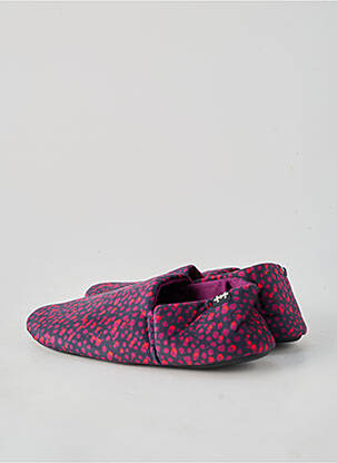 Chaussons/pantoufles bout rond talon plat jusqu'à 3cm violet LA FIANCÉE femme