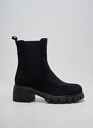 Bottines/boots nubuck talon de 4 à 6cm noir VANESSA WU femme