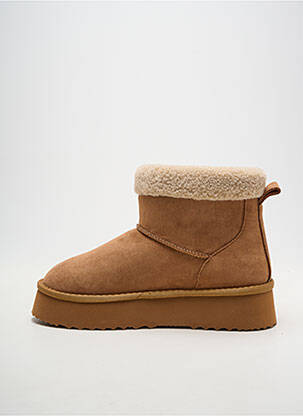 Bottines/boots fourrée talon de 4 à 6cm marron VANESSA WU femme