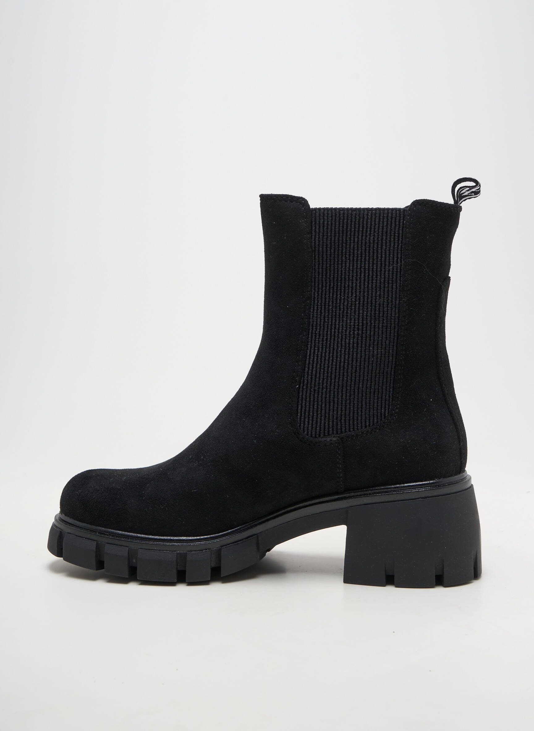 Bottines/boots nubuck talon de 4 à 6cm noir VANESSA WU femme