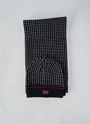 Bonnet broderie noir NAVIGARE homme