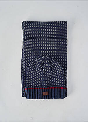 Bonnet broderie bleu NAVIGARE homme