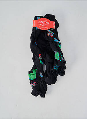 Echarpe stretch noir BERTHE AUX GRANDS PIEDS femme