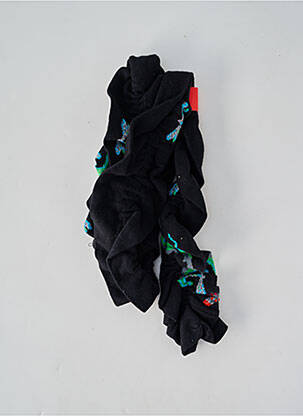 Echarpe stretch noir BERTHE AUX GRANDS PIEDS femme