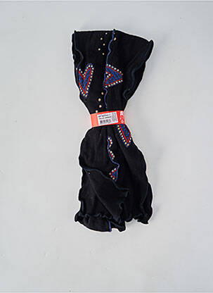 Echarpe stretch noir BERTHE AUX GRANDS PIEDS femme