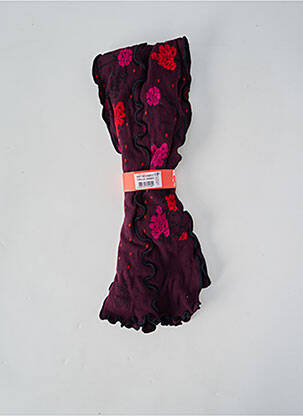 Echarpe stretch violet BERTHE AUX GRANDS PIEDS femme
