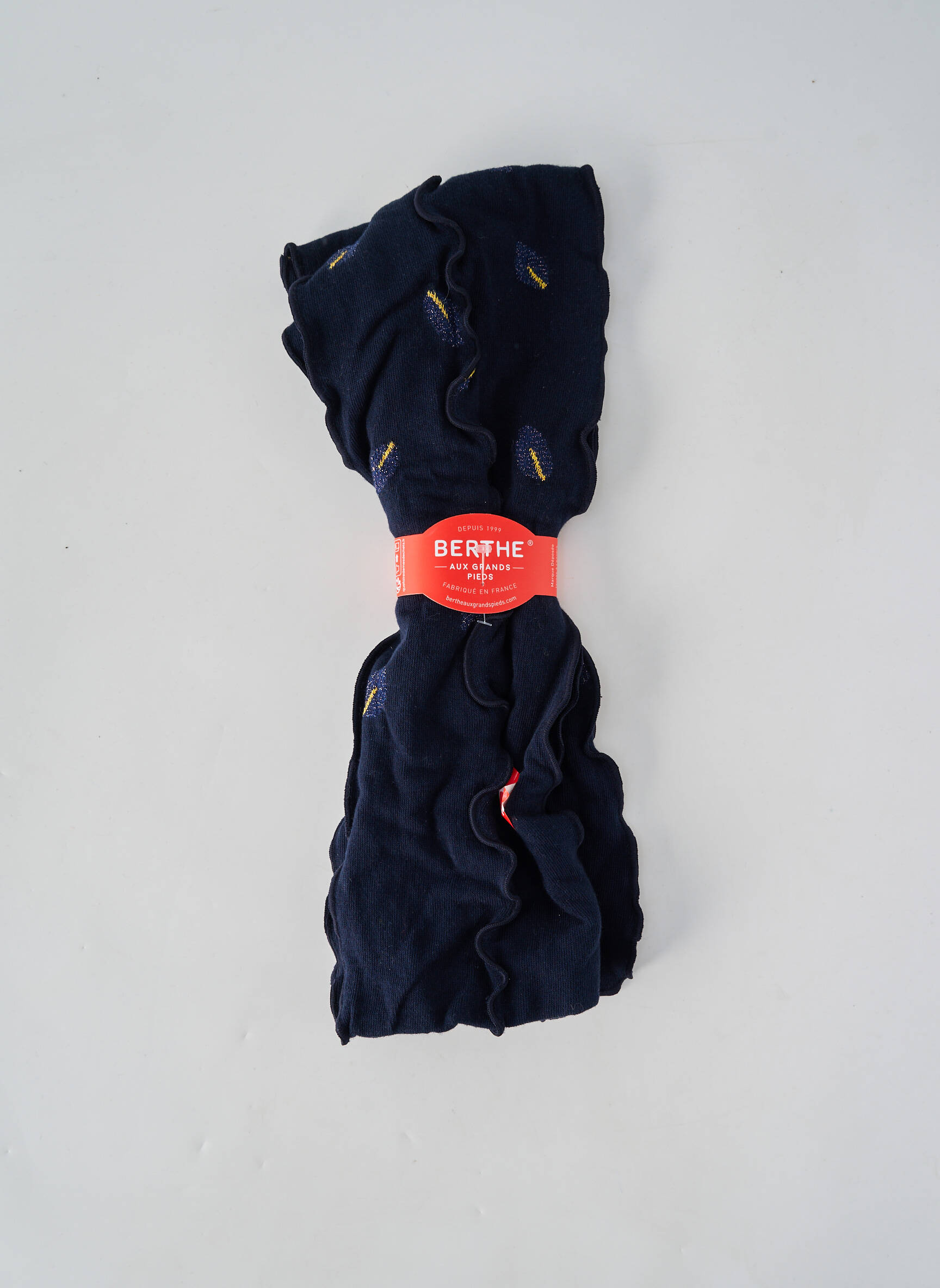 Echarpe stretch bleu BERTHE AUX GRANDS PIEDS femme