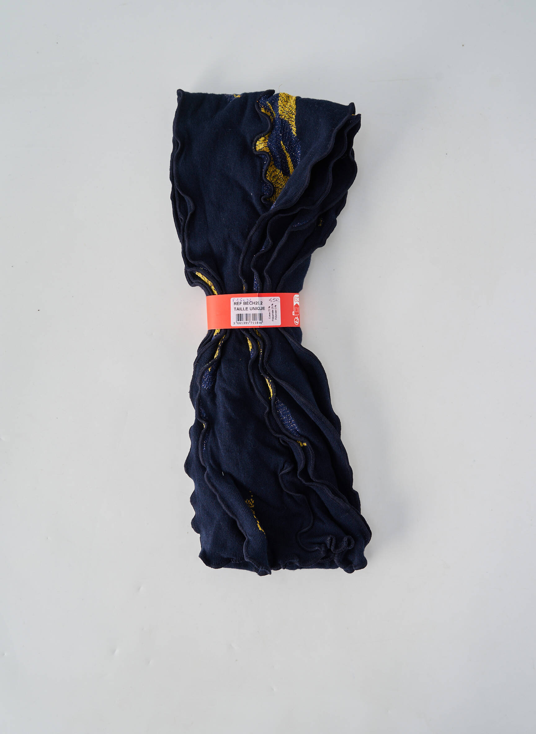 Echarpe stretch bleu BERTHE AUX GRANDS PIEDS femme