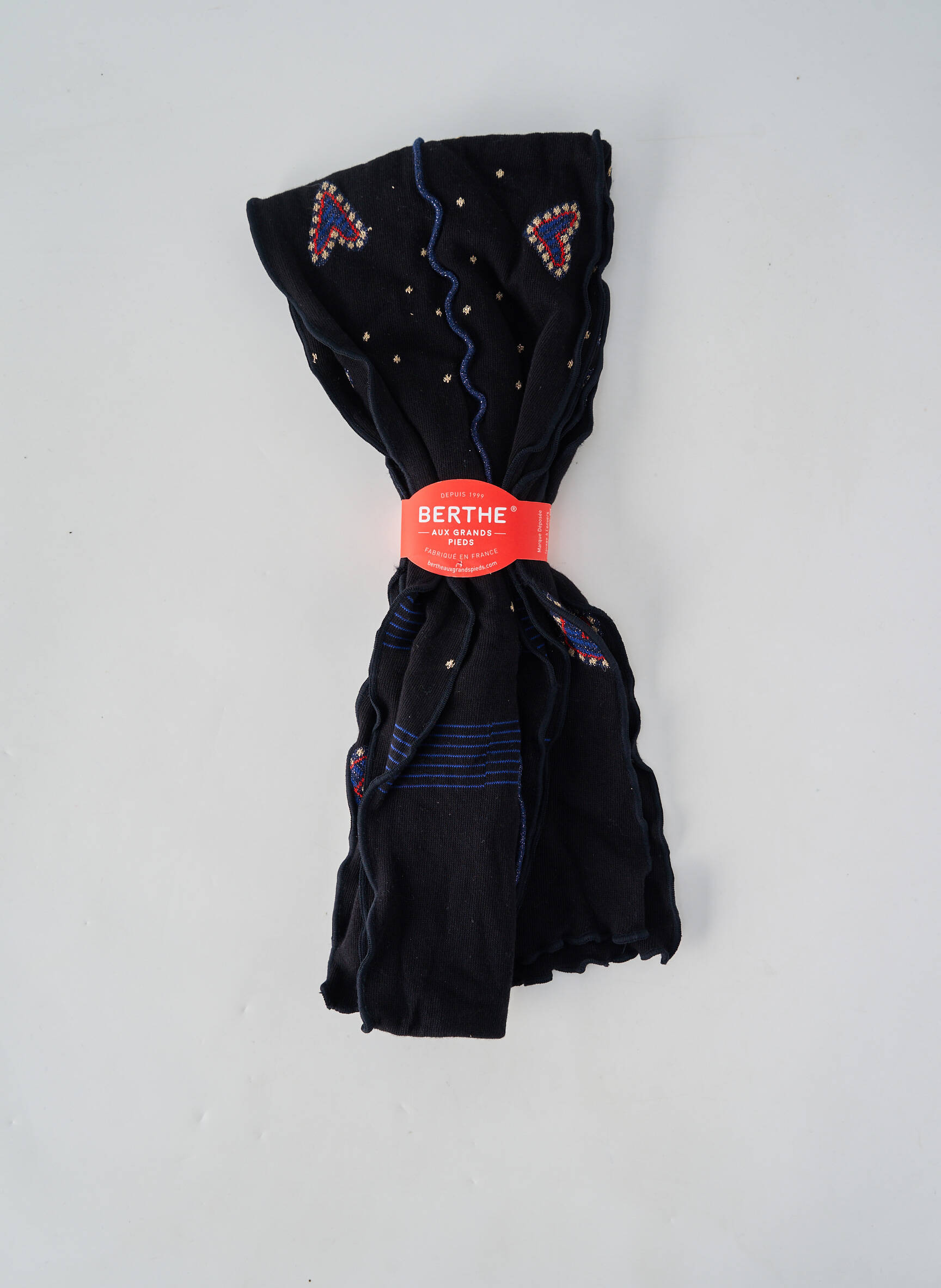 Echarpe stretch noir BERTHE AUX GRANDS PIEDS femme
