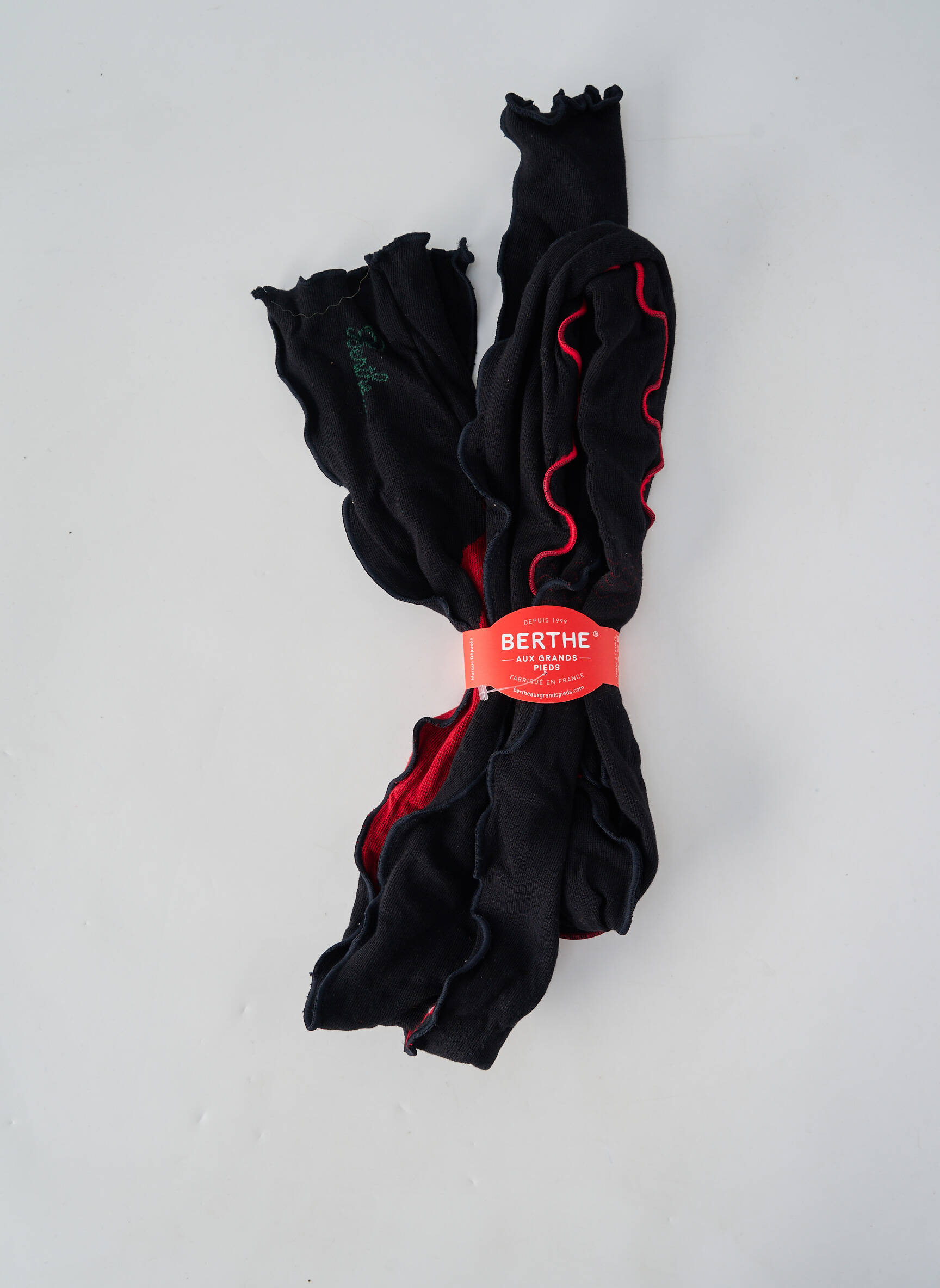 Echarpe stretch rouge BERTHE AUX GRANDS PIEDS femme