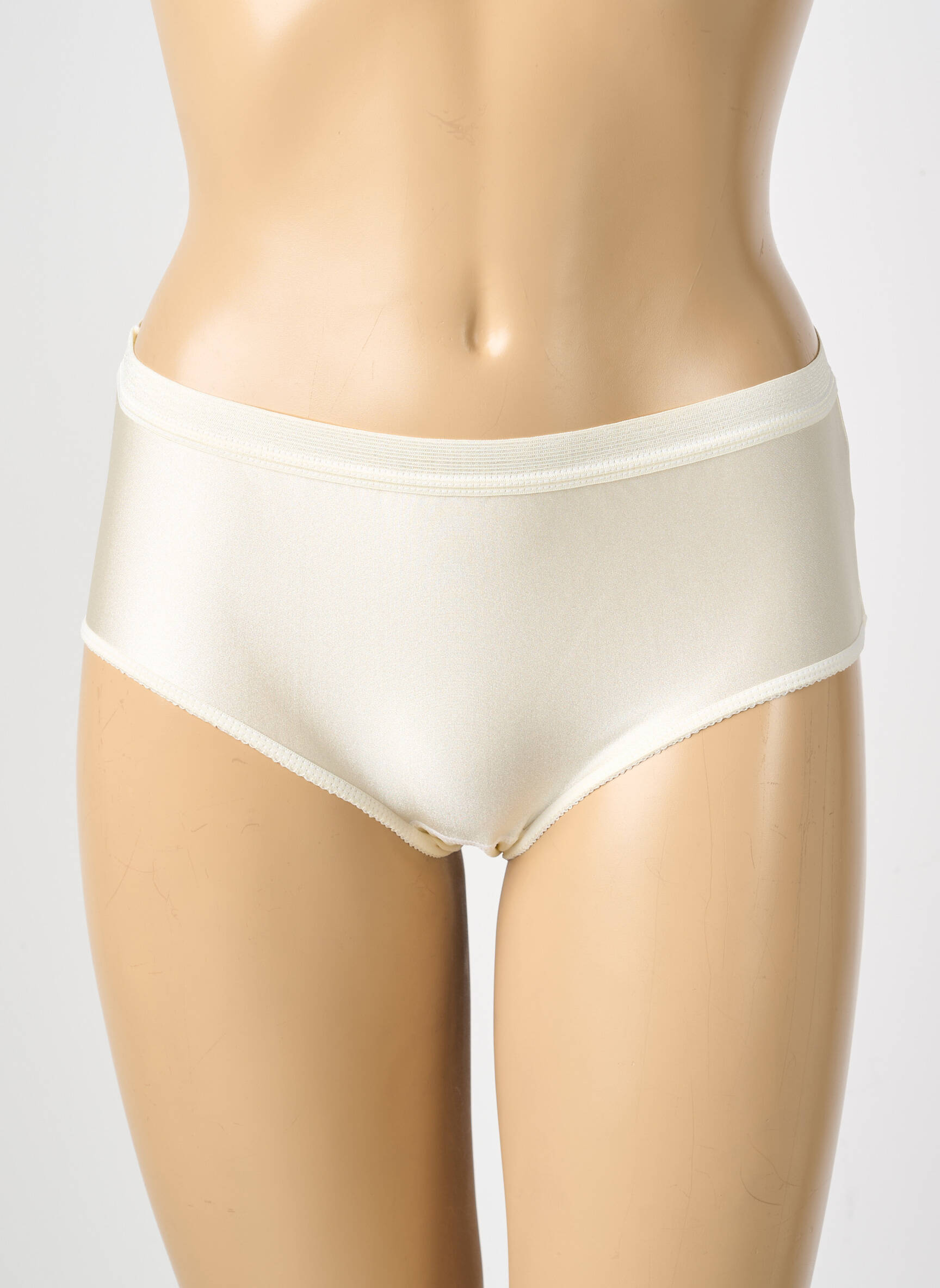 Culotte tissage satiné beige ACHEL femme