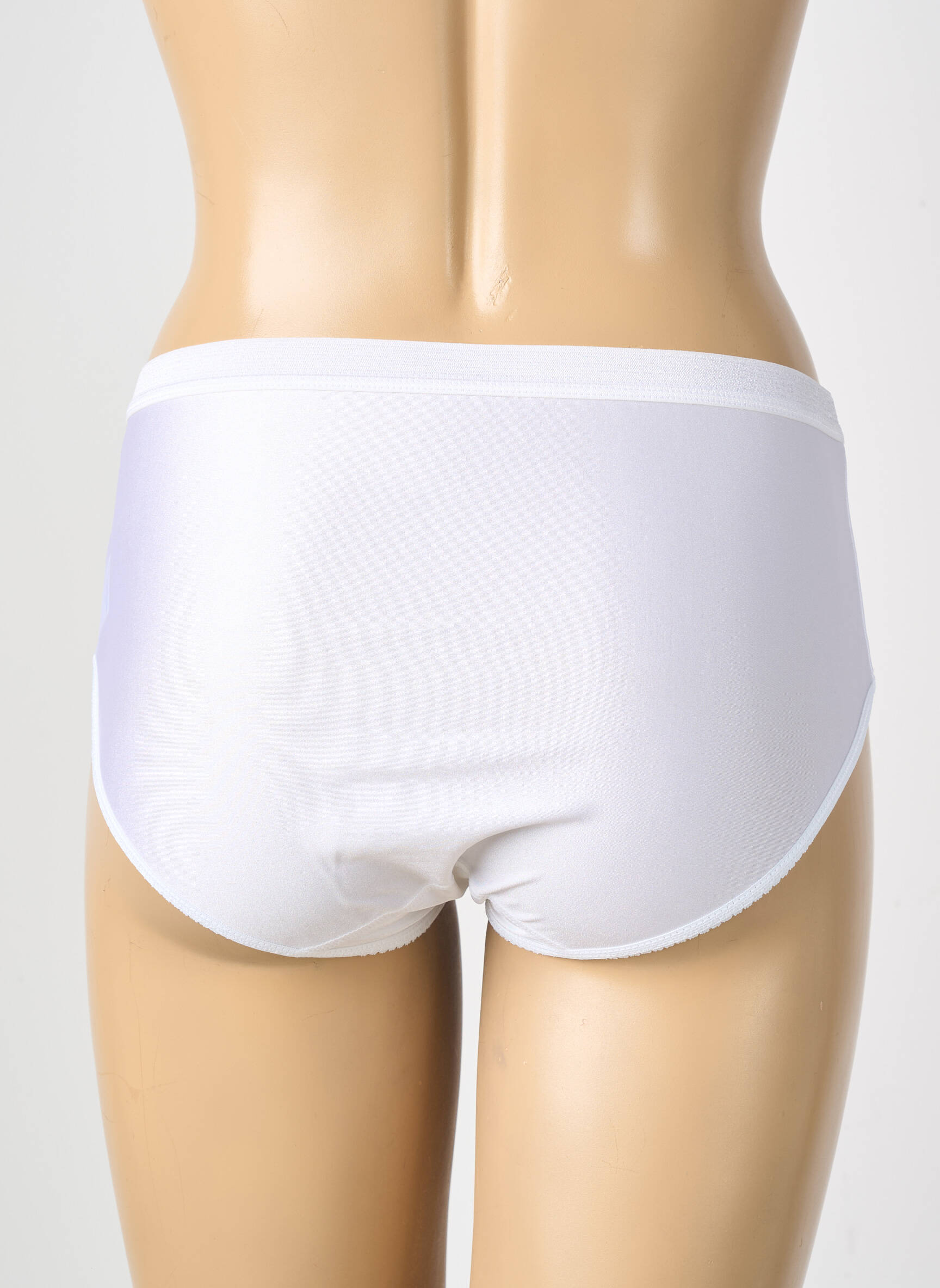 Culotte tissage satiné blanc ACHEL femme