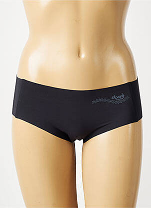 Shorty effet matière satinée noir SLOGGI femme