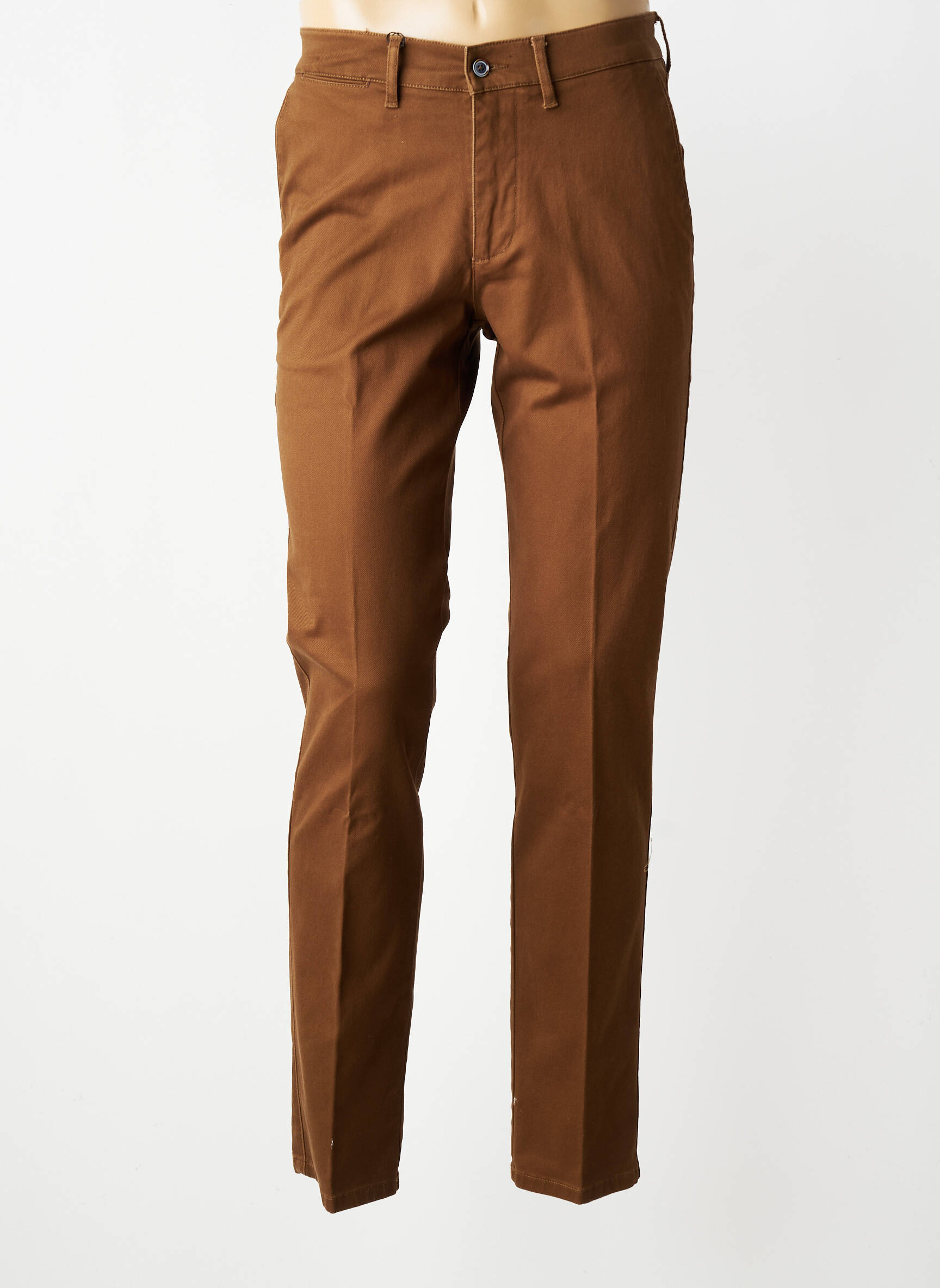 Pantalon chino poches marron LCDN homme