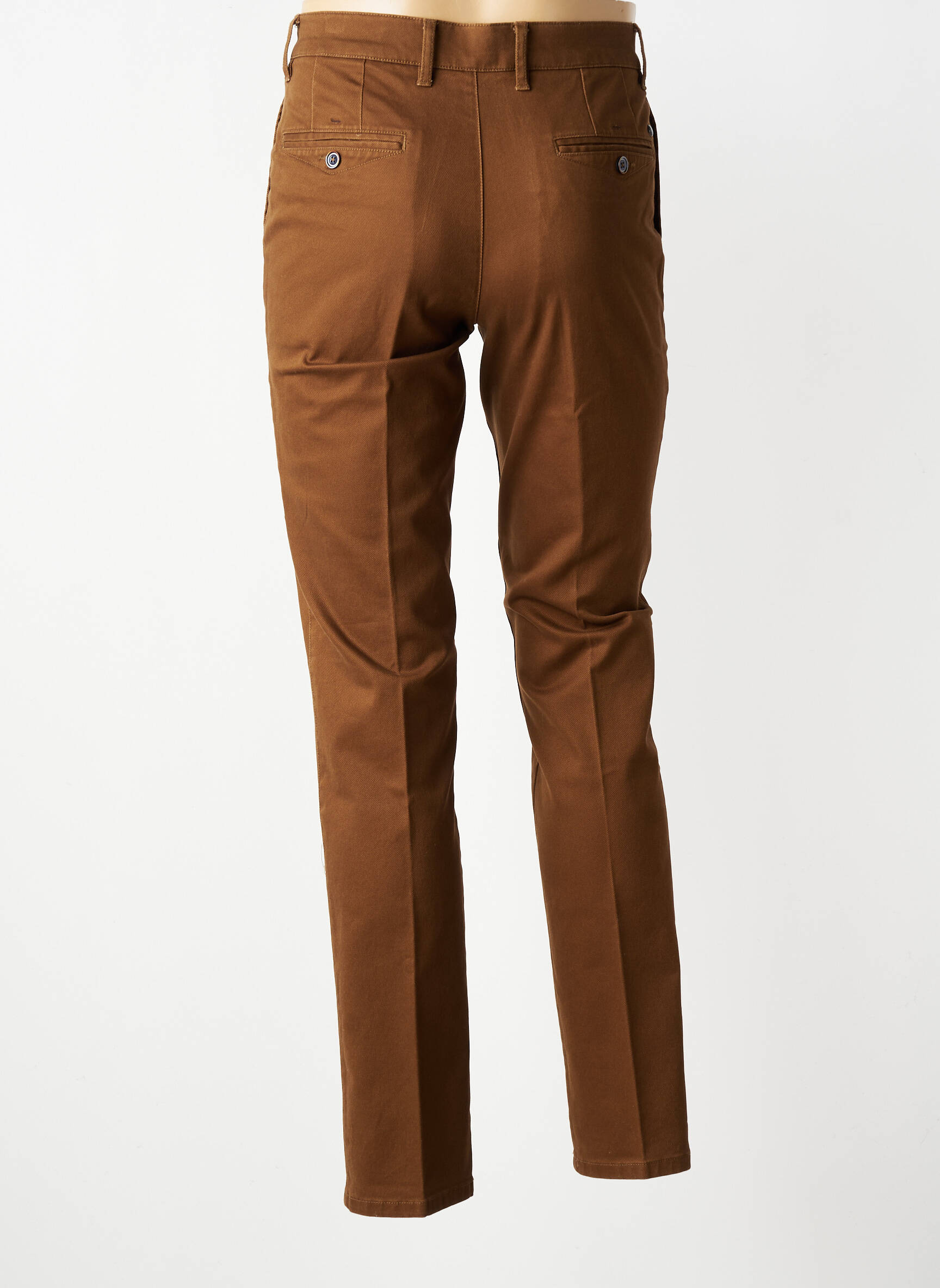 Pantalon chino poches marron LCDN homme