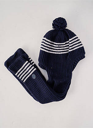 Bonnet imprimé fantaisie bleu JACADI PARIS garçon