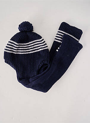 Bonnet imprimé fantaisie bleu JACADI PARIS garçon