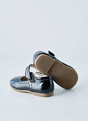 Ballerines bout rond bout rond bleu MECKIOR fille