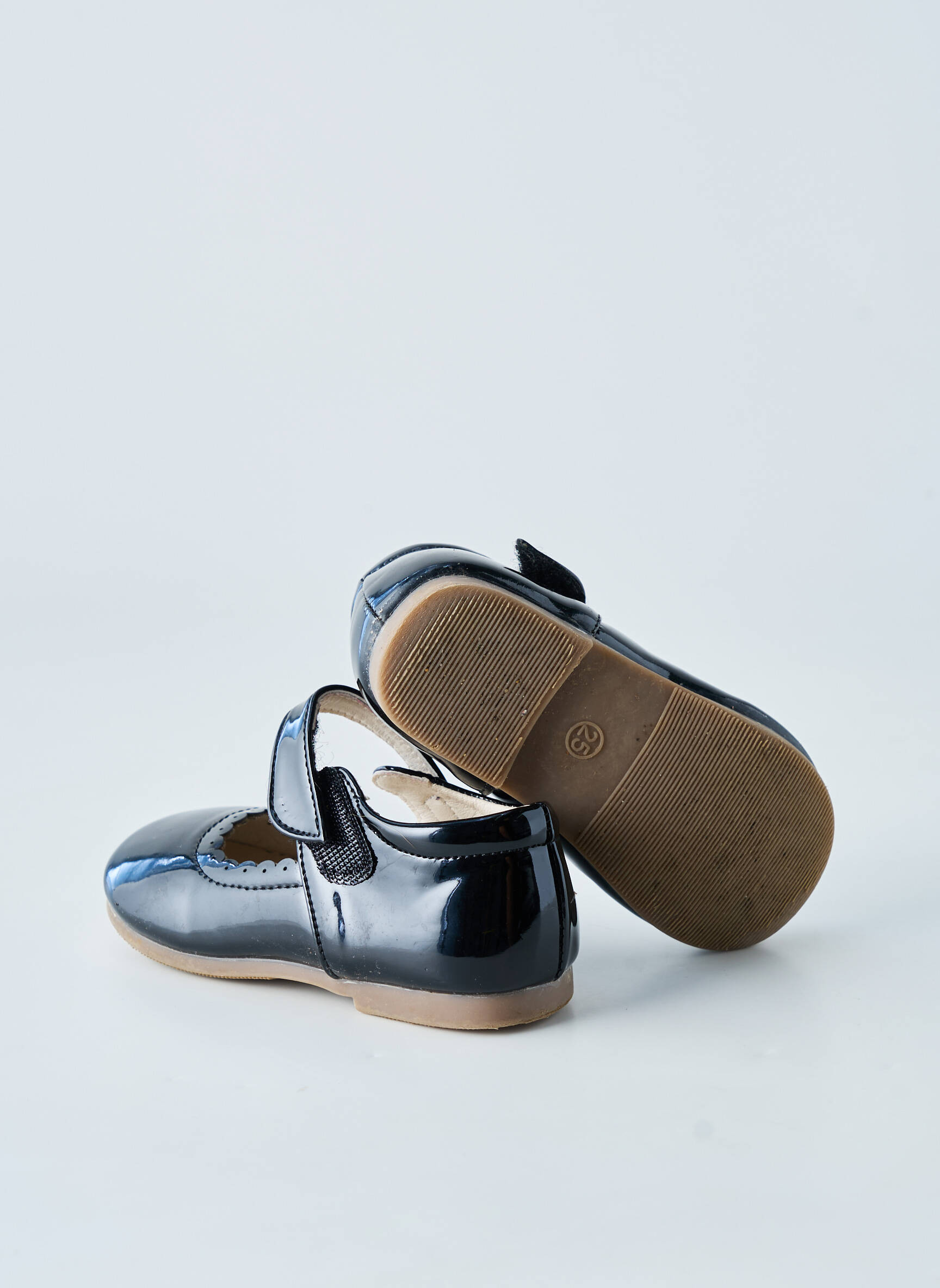 Ballerines bout rond bout rond bleu MECKIOR fille