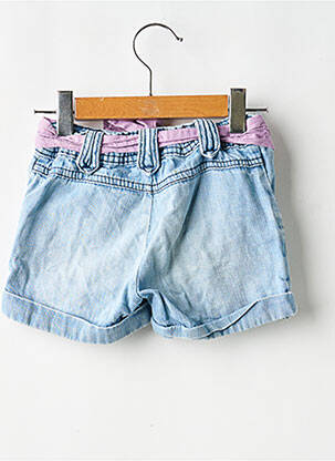Short tissage denim bleu SHINY  fille