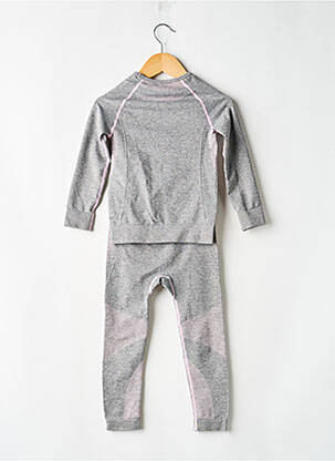 Ensemble pantalon type de haut t-shirt gris LUPILU fille