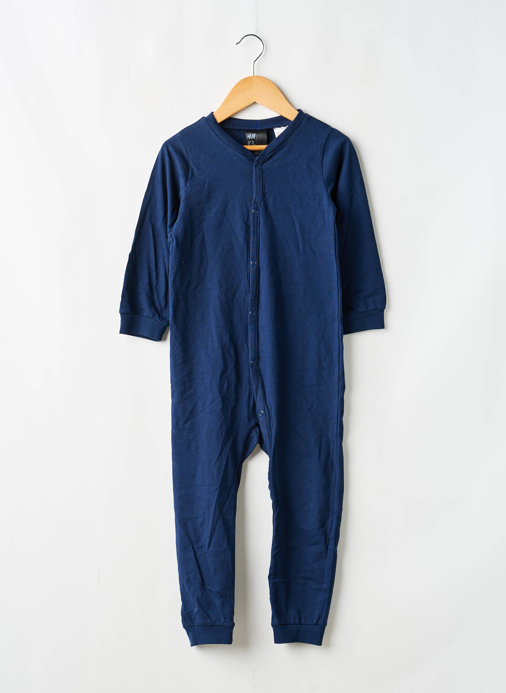 Combi-pantalon coupe cintrée manches longues bleu H&M enfant