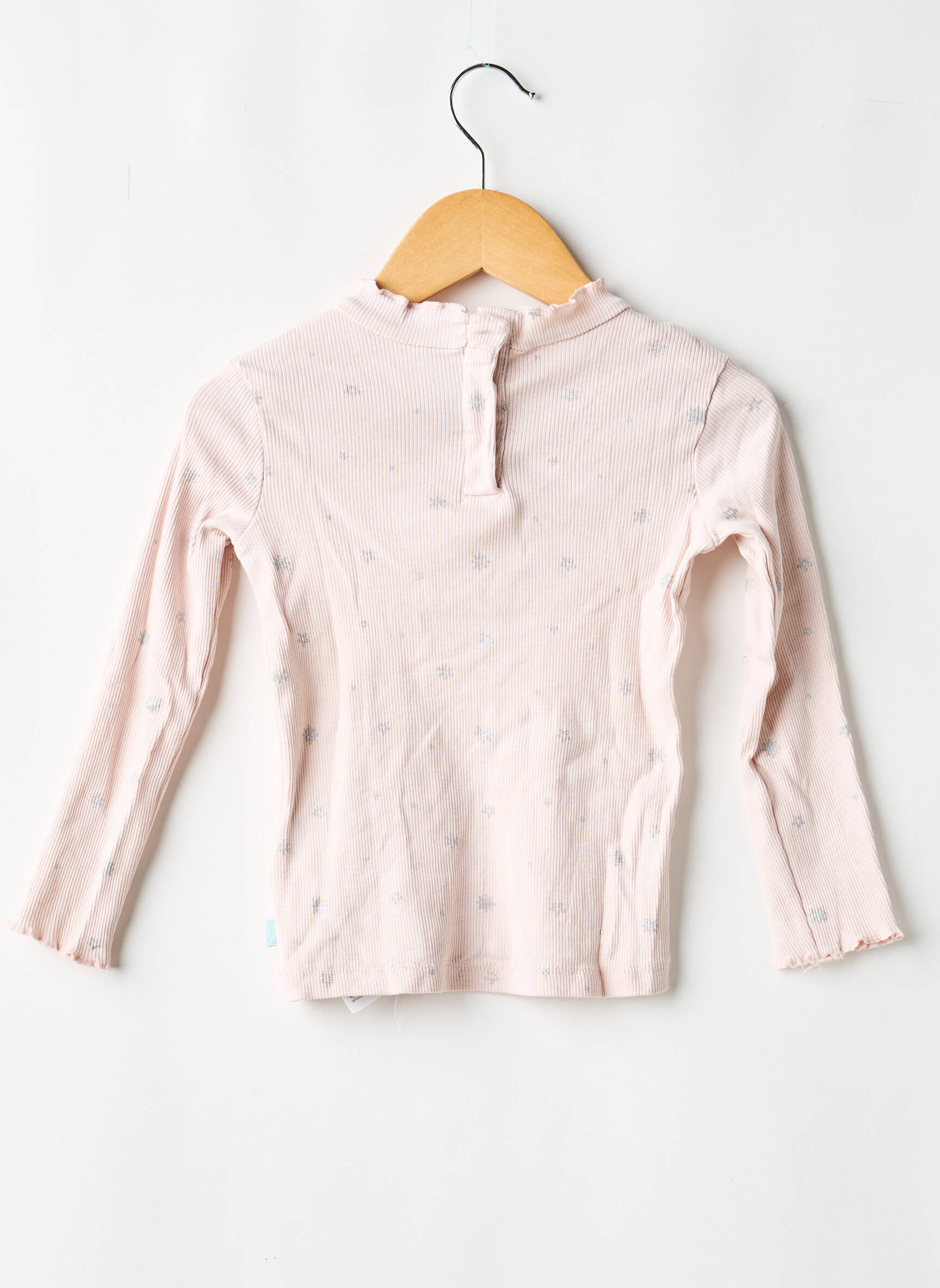 Top coupe cintrée manches longues rose SERGENT MAJOR fille