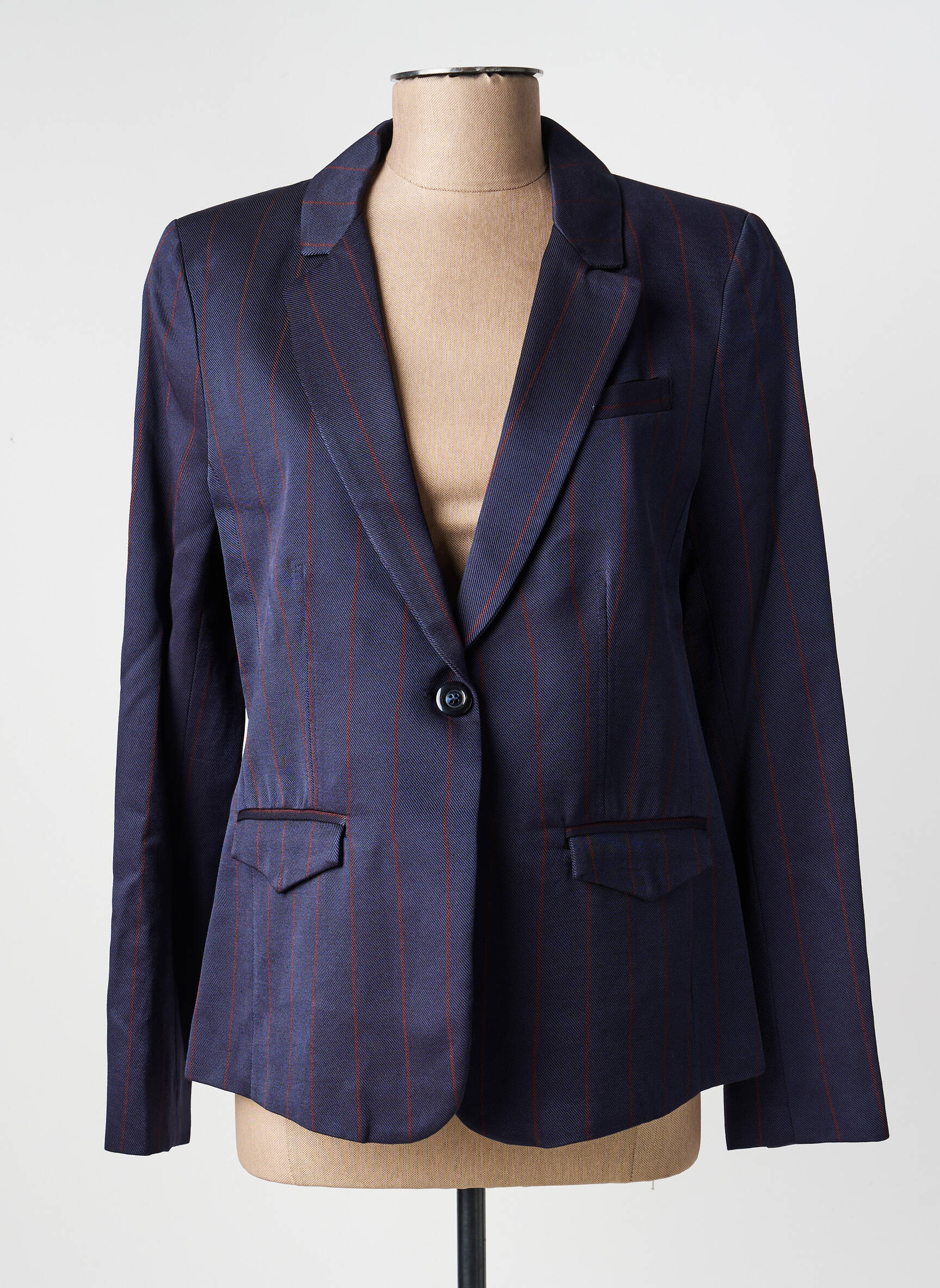 Blazer poches bleu VOODOO femme