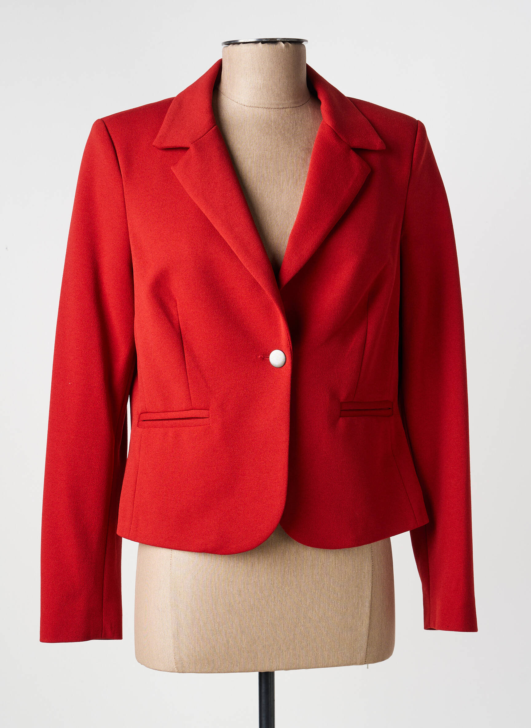 Blazer fausses poches orange GREGORY PAT femme