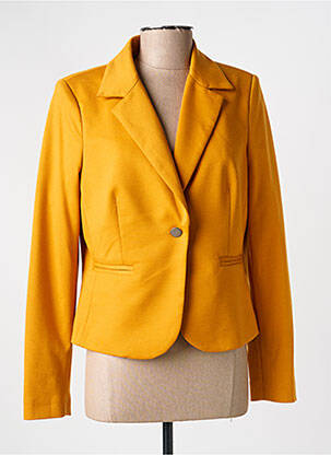Blazer poches jaune GUY DUBOUIS femme