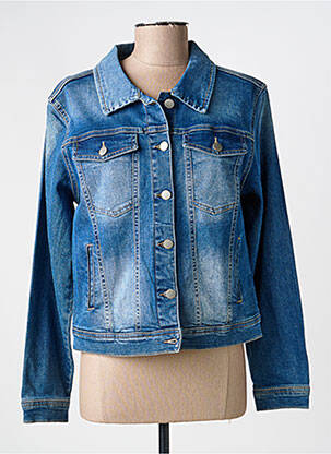 Veste casual coupe droite bleu VOODOO femme