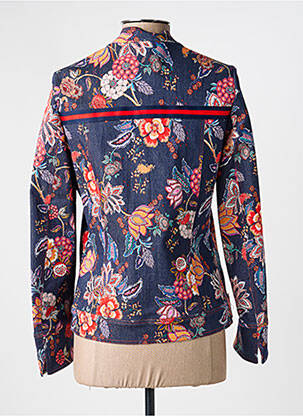 Veste casual col rond bleu MERI & ESCA femme