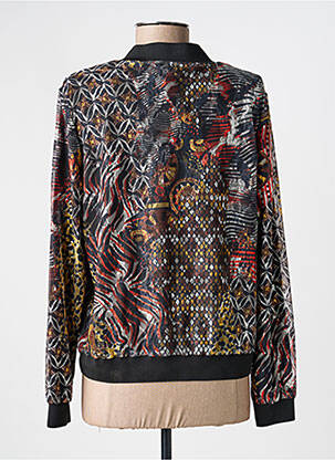 Veste casual col rond jaune GUY DUBOUIS femme