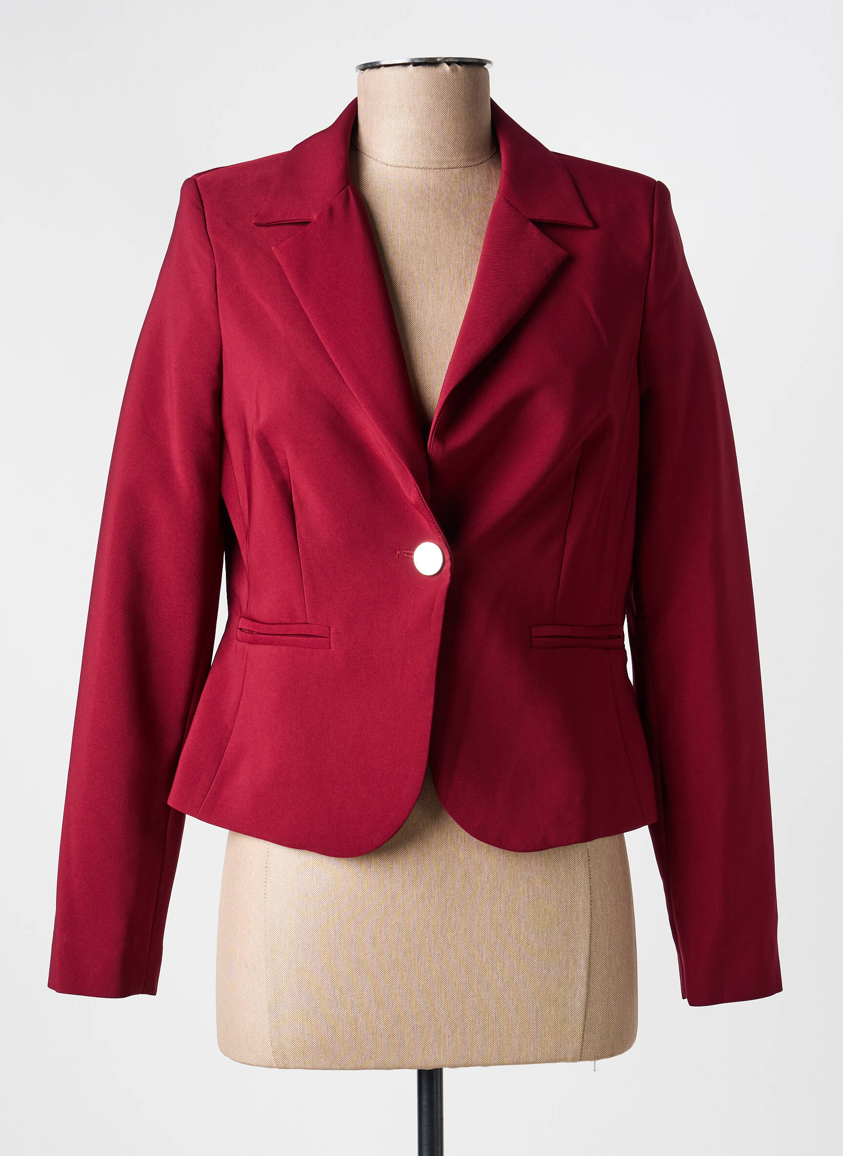 Blazer poches rouge GREGORY PAT femme